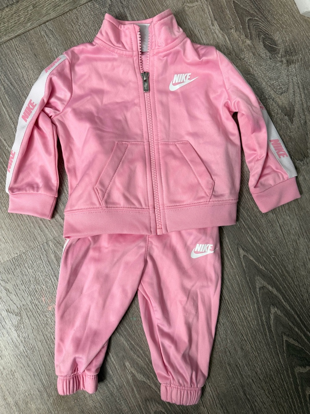 Nike Pink Kids' Track Jacket and Jogger Set